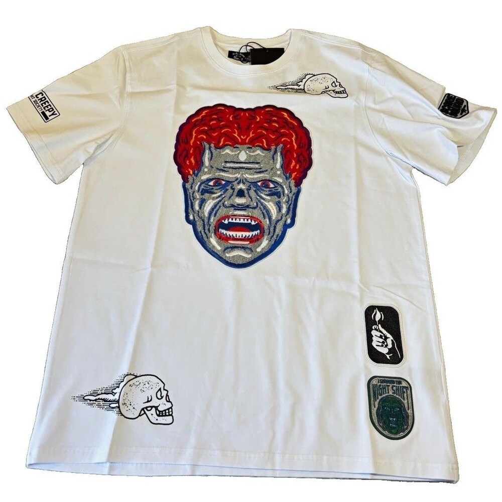 Max Freeze X Are You Afraid of the Dark? Midnight Society White Shirt Men Size L
